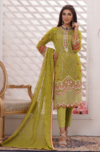 Load image into Gallery viewer, Bin Hameed Dastan 3pc Unstitched Heavy Embroidered Fancy Chiffon Dress AY-3724(A)
