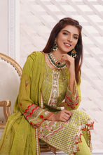 Load image into Gallery viewer, Bin Hameed Dastan 3pc Unstitched Heavy Embroidered Fancy Chiffon Dress AY-3724(A)
