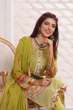 Load image into Gallery viewer, Bin Hameed Dastan 3pc Unstitched Heavy Embroidered Fancy Chiffon Dress AY-3724(A)