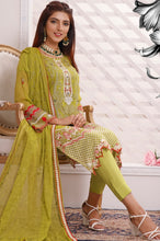 Load image into Gallery viewer, Bin Hameed Dastan 3pc Unstitched Heavy Embroidered Fancy Chiffon Dress AY-3724(A)