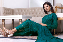 Load image into Gallery viewer, Bin Hameed Dastan 3pc Unstitched Heavy Embroidered Fancy Chiffon Dress AY-3731(A)