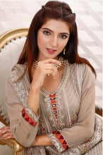 Load image into Gallery viewer, Bin Hameed Dastan 3pc Unstitched Heavy Embroidered Fancy Chiffon Dress AY-3730(B)