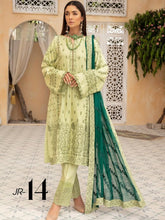 Load image into Gallery viewer, Kiyana 3pc Unstitched Embroidered Viscose Suiting JR-14