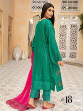 Load image into Gallery viewer, Kiyana 3pc Unstitched Embroidered Viscose Suiting JR-18