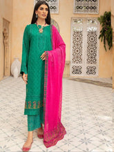Load image into Gallery viewer, Kiyana 3pc Unstitched Embroidered Viscose Suiting JR-18