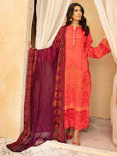 Load image into Gallery viewer, Kiyana 3pc Unstitched Embroidered Viscose Suiting JR-19