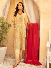 Load image into Gallery viewer, Kiyana 3pc Unstitched Embroidered Viscose Suiting JR-22