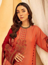 Load image into Gallery viewer, NOVA 3pc Unstitched Embroidered Viscose Suiting JR-32