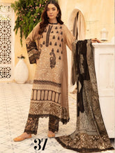 Load image into Gallery viewer, NOVA 3pc Unstitched Embroidered Viscose Suiting JR-37