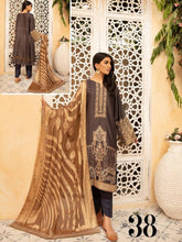Load image into Gallery viewer, NOVA 3pc Unstitched Embroidered Viscose Suiting JR-38