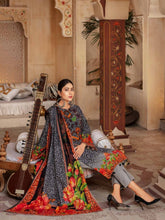 Load image into Gallery viewer, SANJ 3pc Unstitched Embroidered Digital Printed Premium Winter Khaddar Suit S-08