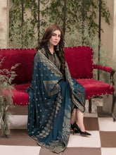 Load image into Gallery viewer, TANAZ 3pc Unstitched Broshia Banarsi Linen Suit D6374
