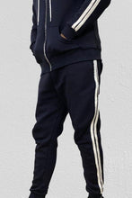 Load image into Gallery viewer, Blue Dark Double stripe Unisex Track suit - Nike