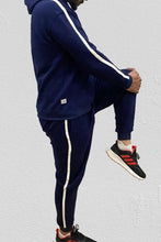 Load image into Gallery viewer, Oxford Blue Single stripe Track suit - North Rocks - Umesha - Online Pakistani Store