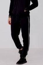 Load image into Gallery viewer, Jet Black Single stripe Track suit - North Rocks - Umesha - Online Pakistani Store