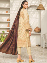 Load image into Gallery viewer, Jacquard Banarsi Leather Peach Winter Collection Suit D-3003