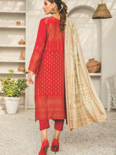 Load image into Gallery viewer, Jacquard Banarsi Leather Peach Winter Collection Suit D-3004