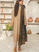 Load image into Gallery viewer, Jacquard Banarsi Leather Peach Winter Collection Suit D-3005