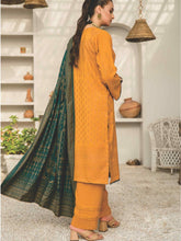 Load image into Gallery viewer, Jacquard Banarsi Leather Peach Winter Collection Suit D-3006