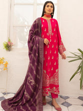 Load image into Gallery viewer, Johra Nafees Embroidered Marina Peach Winter Collection JR 624
