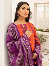 Load image into Gallery viewer, Johra Nafees Embroidered Marina Peach Winter Collection JR 631