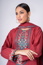 Load image into Gallery viewer, Khaadi 3pc Unstitched Yarn Dyed Jacquard Suit (BCO22222)
