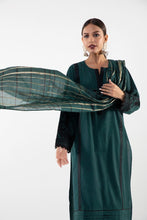 Load image into Gallery viewer, Khaadi 3pc Unstitched Dyed Embroidered Dobby Suit (BDO2207)