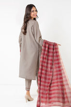 Load image into Gallery viewer, Khaadi 3pc Unstitched Dyed Embroidered Dobby Suit (BDO22209)