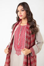 Load image into Gallery viewer, Khaadi 3pc Unstitched Dyed Embroidered Dobby Suit (BDO22209)