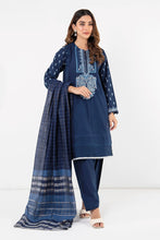 Load image into Gallery viewer, Khaadi 3pc Unstitched Printed Embroidered Lawn Suit (BLA22246)