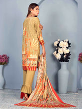 Load image into Gallery viewer, New 3pc Unstitched Printed Khaddar Winter Suit by Rashid-Tex D-2761
