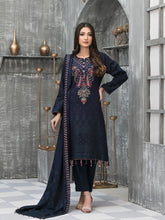 Load image into Gallery viewer, NAAZNIN 3pc Unstitched Embroidered Karandi Banarsi Suit D6231