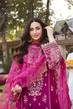 Load image into Gallery viewer, Qalamkar Shadmani Phir Se 4pc Unstitched (Gul e laal FW-4) Suiting