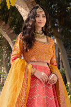 Load image into Gallery viewer, Qalamkar Shadmani Phir Se 4pc Unstitched (Gulshan FW-5) Suiting