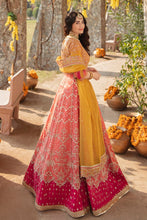 Load image into Gallery viewer, Qalamkar Shadmani Phir Se 4pc Unstitched (Gulshan FW-5) Suiting