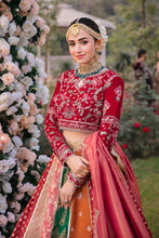 Load image into Gallery viewer, Qalamkar Shadmani Phir Se 4pc Unstitched (Mehrbano FW-1) Suiting