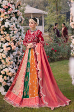 Load image into Gallery viewer, Qalamkar Shadmani Phir Se 4pc Unstitched (Mehrbano FW-1) Suiting