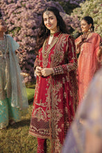Load image into Gallery viewer, Qalamkar Shadmani Phir Se 4pc Unstitched (Roma FW-3) Suiting