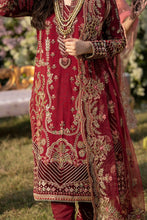 Load image into Gallery viewer, Qalamkar Shadmani Phir Se 4pc Unstitched (Roma FW-3) Suiting