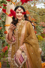 Load image into Gallery viewer, Qalamkar Shadmani Phir Se 4pc Unstitched (Safeena FW-2) Suiting