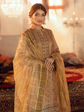 Load image into Gallery viewer, Saba-e-Gul - 3pc Unstitched - Embroidered Jacquard Luxury Banarsi Viscose Suit (WK-00867)