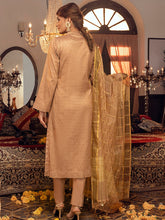 Load image into Gallery viewer, Saba-e-Gul - 3pc Unstitched - Embroidered Jacquard Luxury Banarsi Viscose Suit (WK-00867)