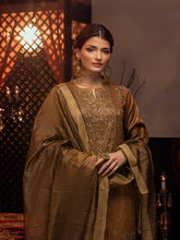 Load image into Gallery viewer, Salitex - 3pc Unstitched - Embroidered Jacquard Luxury Banarsi Viscose Suit (WK-00873)