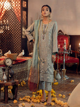 Load image into Gallery viewer, Salitex - Durefisha-e-Gul - 3pc Unstitched - Embroidered Jacquard Luxury Banarsi Winter Viscose Suit (WK-00878)