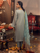 Load image into Gallery viewer, Durefisha-e-Gul - 3pc Unstitched - Embroidered Jacquard Luxury Banarsi Suit (WK-00878)