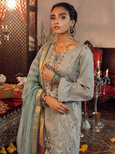 Load image into Gallery viewer, Salitex - Durefisha-e-Gul - 3pc Unstitched - Embroidered Jacquard Luxury Banarsi Winter Viscose Suit (WK-00878)