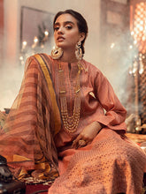 Load image into Gallery viewer, Mehk-e-Gul - 3pc Unstitched - Embroidered Jacquard Luxury Banarsi Suit (WK-00872)