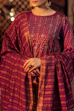 Load image into Gallery viewer, Rukh-e-Gul - 3pc Unstitched - Embroidered Jacquard Luxury Banarsi Viscose Suit (WK-00877)