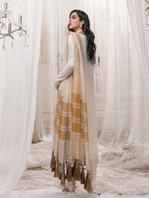 Load image into Gallery viewer, Salitex- Daisy - Unstitched 3pc - Full Embroidered Chiffon Shirt & Khaddi Net Dupatta with Dyed Raw Silk Trouser - (HC-00012UT)