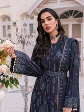 Load image into Gallery viewer, Salitex - Diamond - Unstitched 3pc - Full Embroidered Chiffon Shirt & Embroidered Chiffon Dupatta with Dyed Raw Silk Trouser - (HC-00011UT)